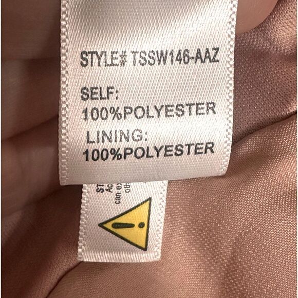 Dee Elly Shimmery Pink Cropped Eyelet Top Size Small 📦 - Picture 5 of 8